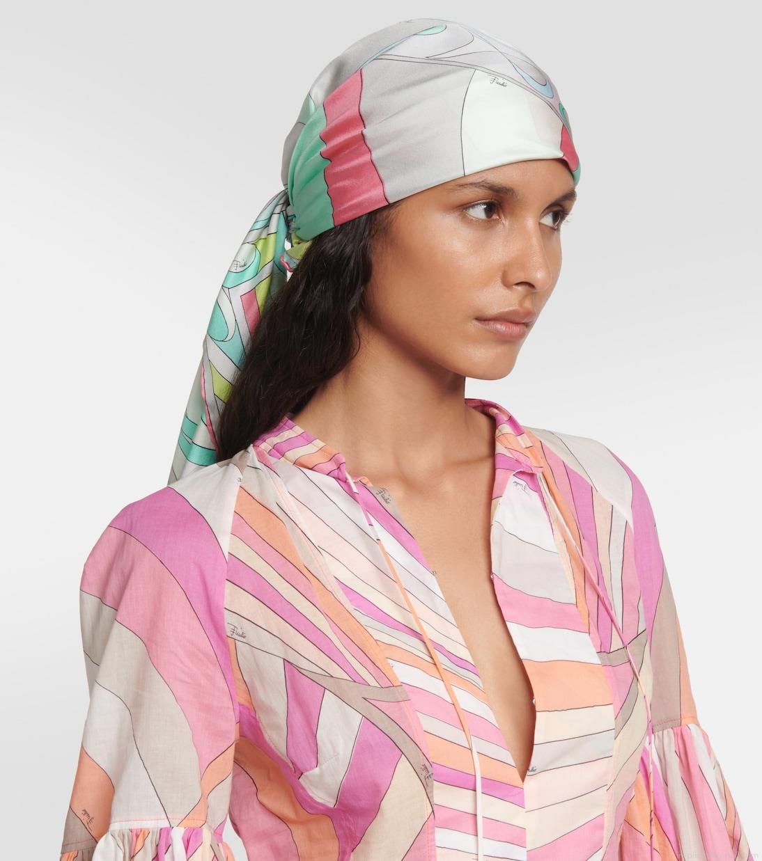 PucciIride silk twill scarf PucciIride silk twill scarf