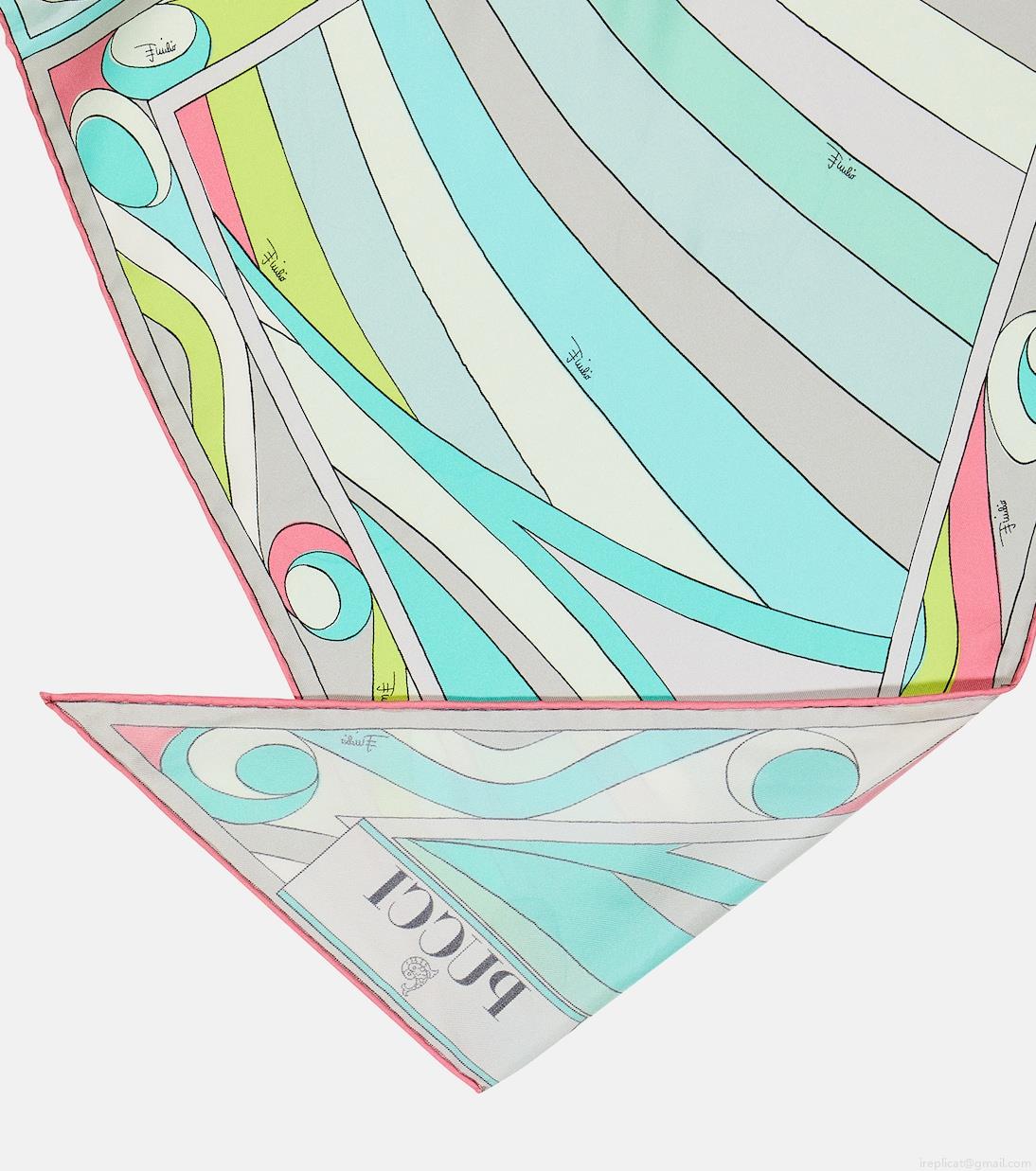 PucciIride silk twill scarf PucciIride silk twill scarf