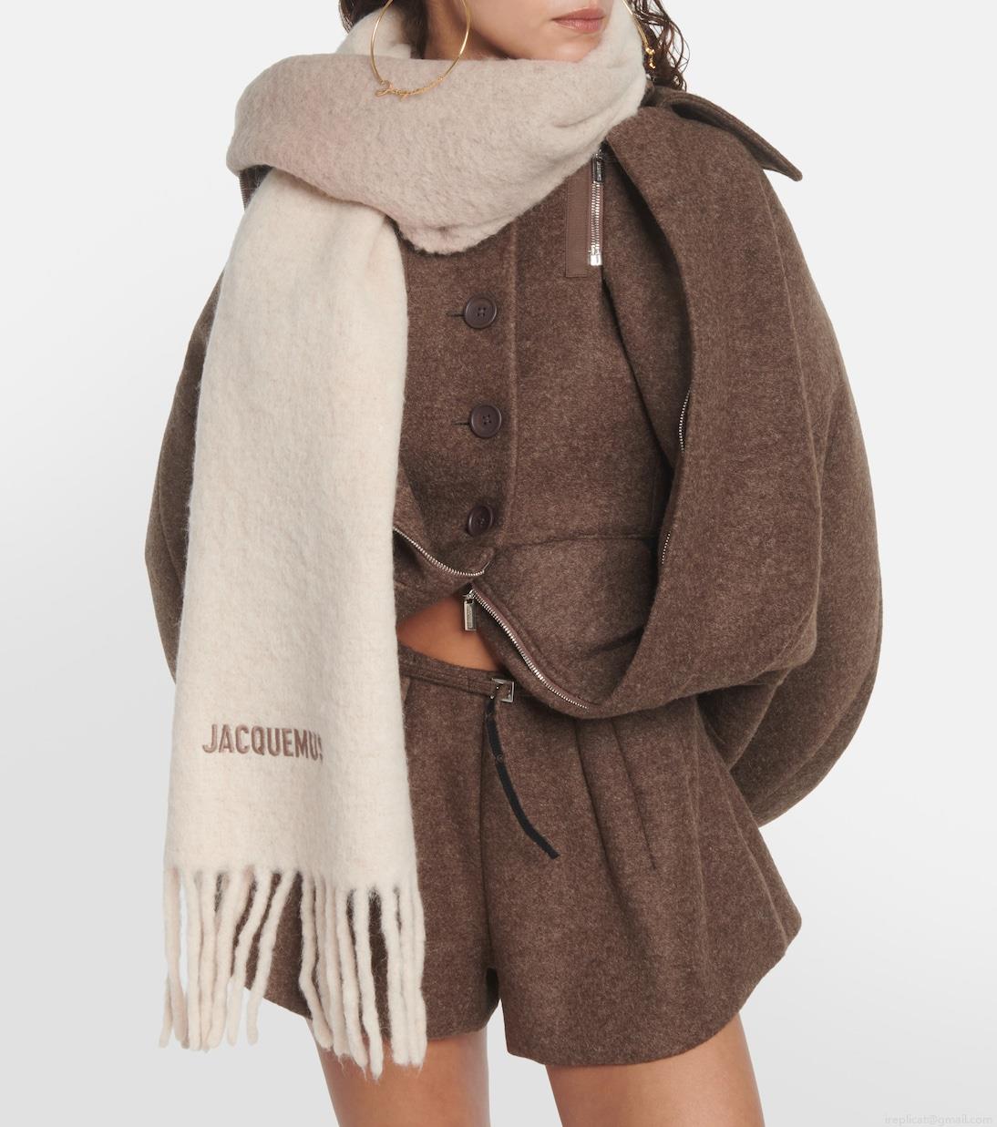 JacquemusL\'écharpe Moisson alpaca-blend scarf JacquemusL\'écharpe Moisson alpaca-blend scarf