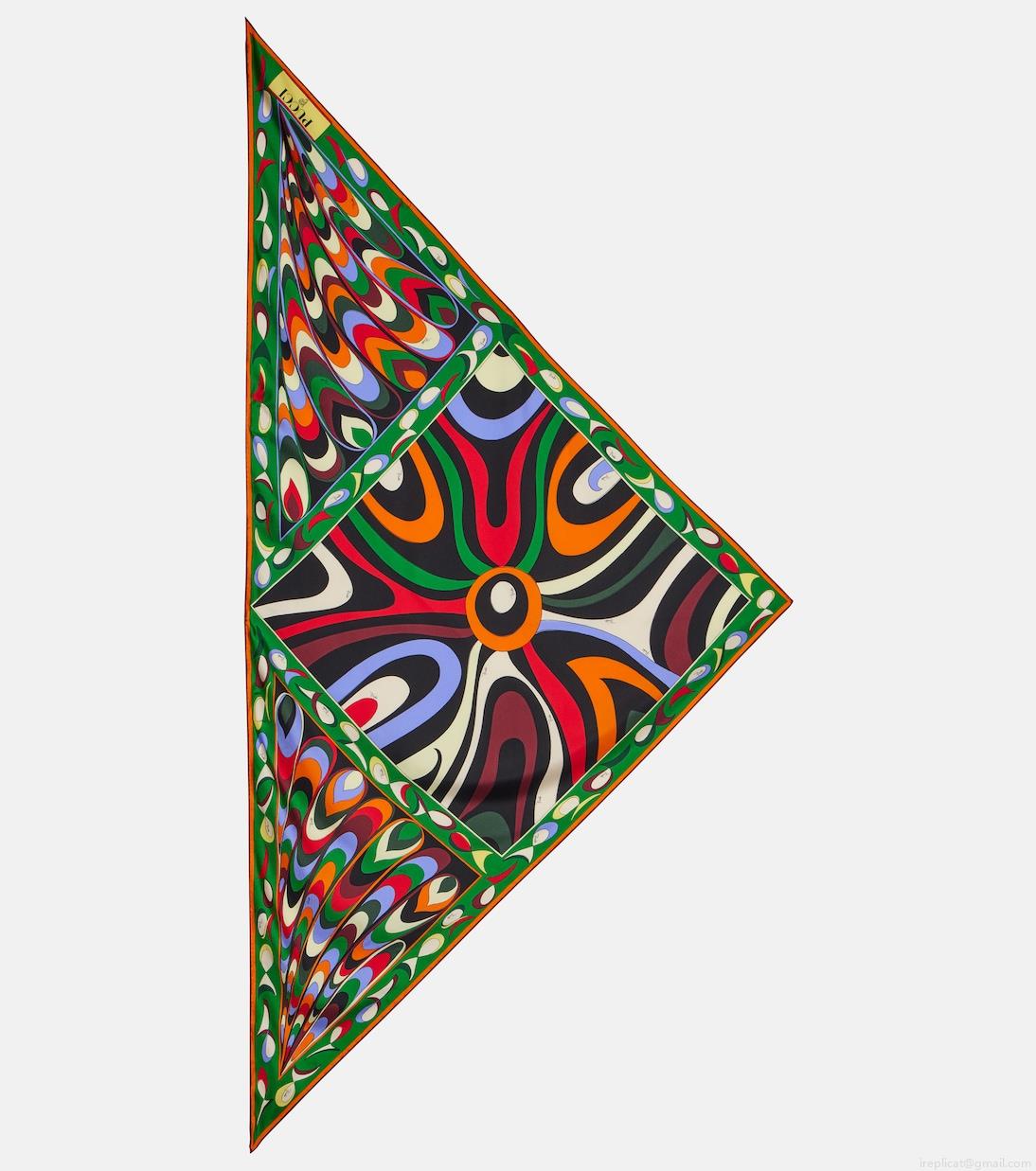 PucciPatchwork silk twill scarf PucciPatchwork silk twill scarf