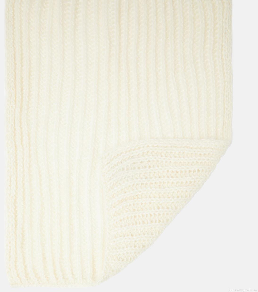LoeweAnagram open-knit mohair-blend scarf