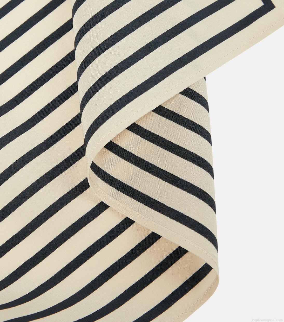 TotemeMonogram silk scarf