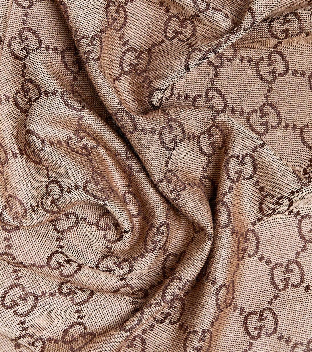 GucciGG wool jacquard scarf GucciGG wool jacquard scarf