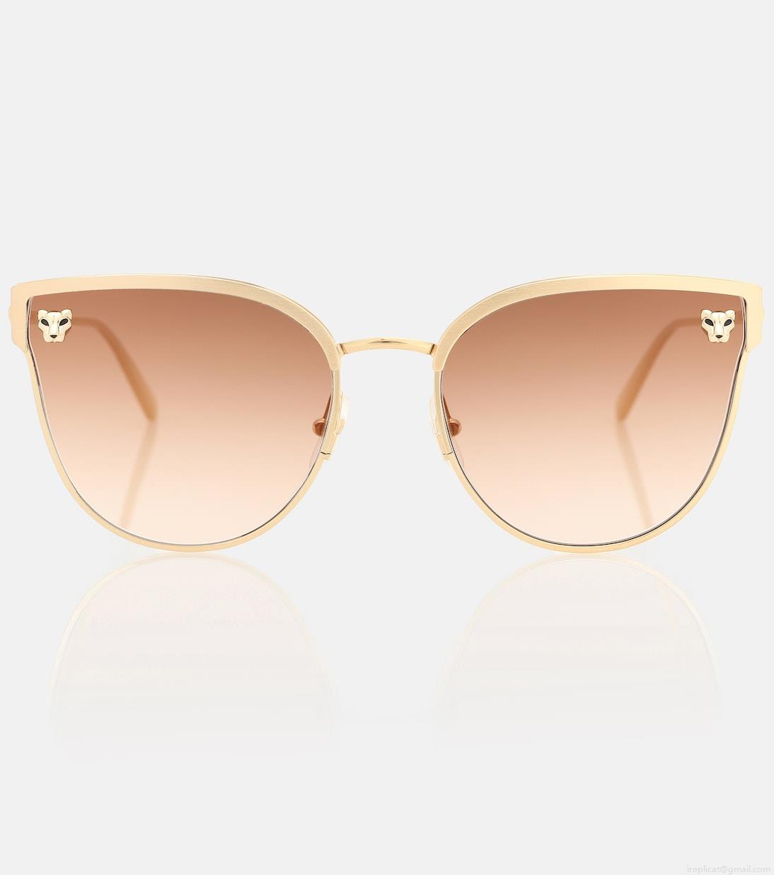 Cartier Eyewear CollectionPanthère de Cartier cat-eye sunglasses Cartier Eyewear CollectionPanthère de Cartier cat-eye sunglasses