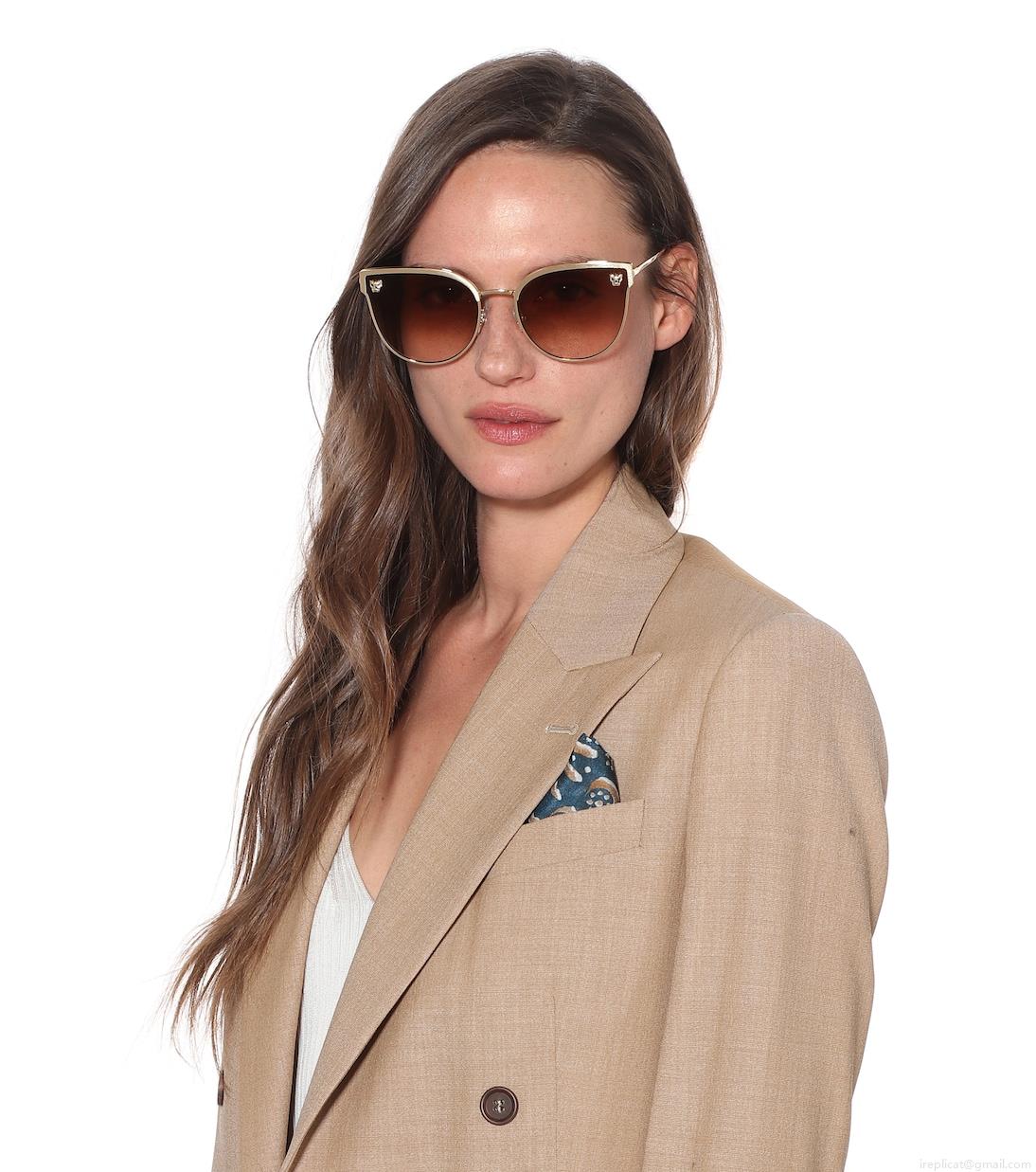 Cartier Eyewear CollectionPanthère de Cartier cat-eye sunglasses Cartier Eyewear CollectionPanthère de Cartier cat-eye sunglasses