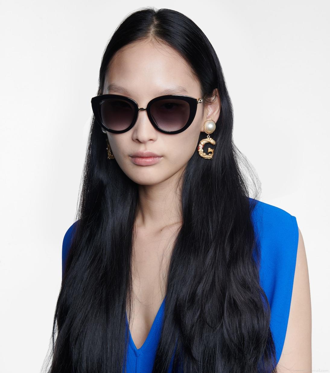 Cartier Eyewear CollectionTrinity cat-eye sunglasses Cartier Eyewear CollectionTrinity cat-eye sunglasses