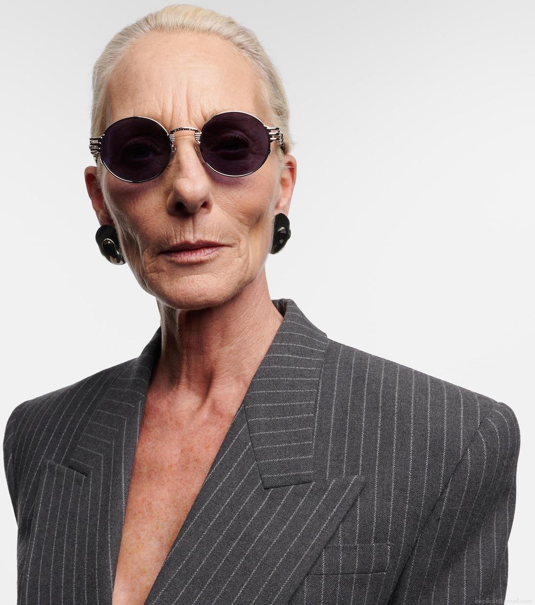 Jean Paul Gaultierx Karim Benzema round sunglasses Jean Paul Gaultierx Karim Benzema round sunglasses