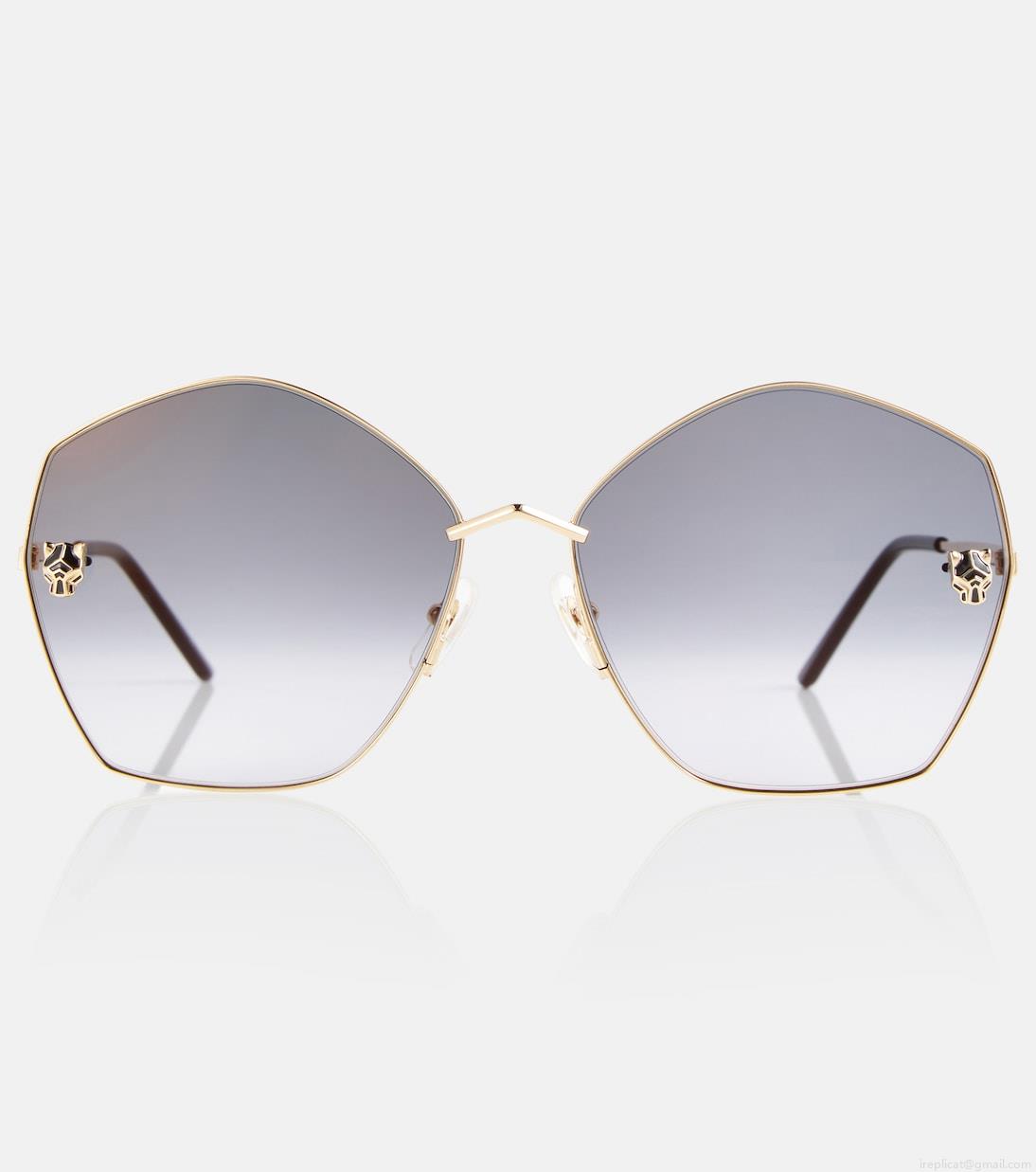 Cartier Eyewear CollectionPanthère de Cartier oversized sunglasses Cartier Eyewear CollectionPanthère de Cartier oversized sunglasses