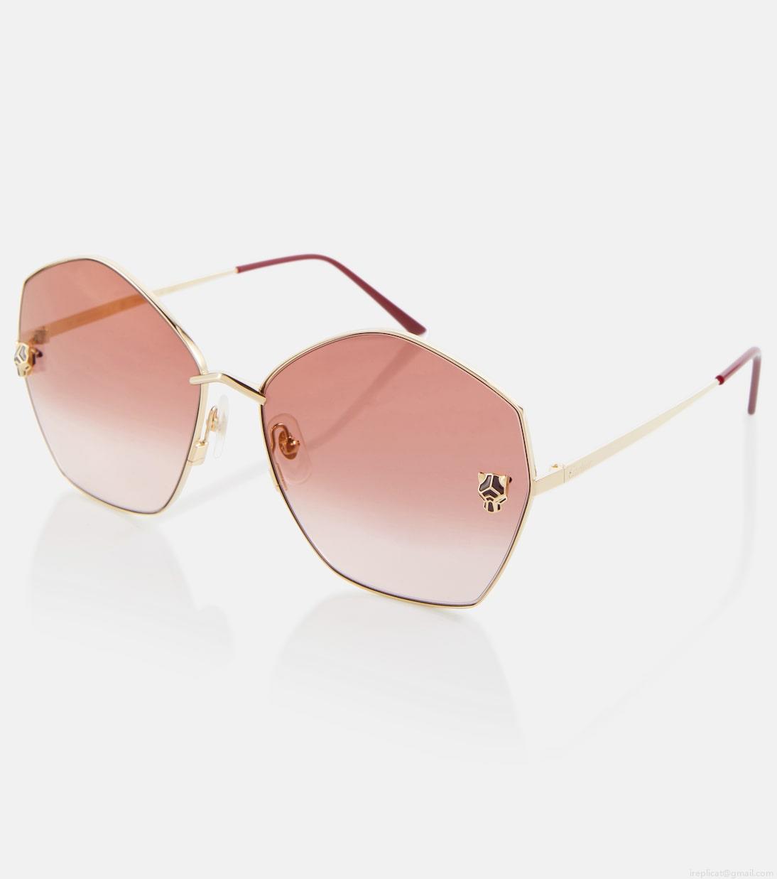 Cartier Eyewear CollectionPanthère de Cartier oversized sunglasses Cartier Eyewear CollectionPanthère de Cartier oversized sunglasses