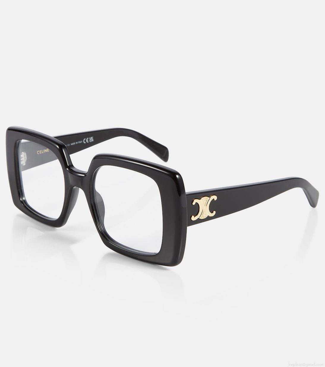 Celine EyewearTriomphe square glasses Celine EyewearTriomphe square glasses