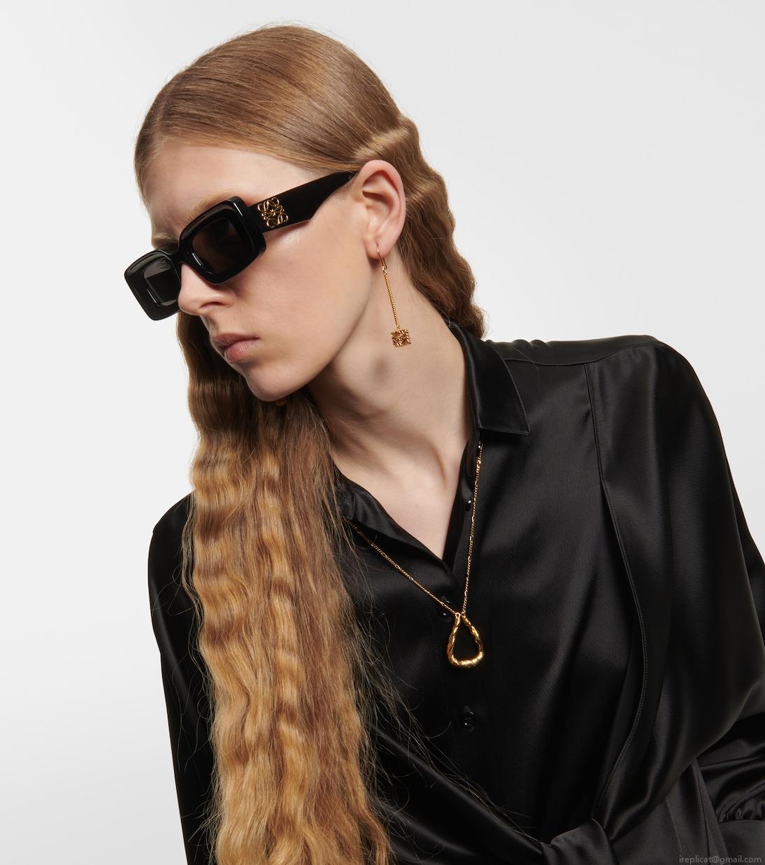 LoeweAnagram rectangular sunglasses LoeweAnagram rectangular sunglasses