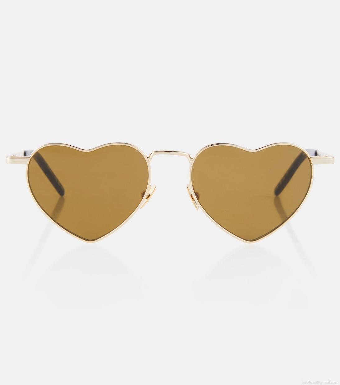 Saint LaurentSL 301 Loulou heart-shaped sunglasses