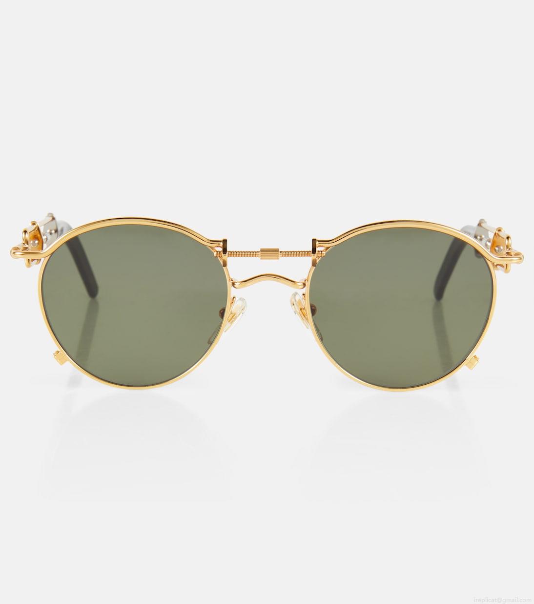 Jean Paul Gaultierx Karim Benzema 56-0174 round sunglasses Jean Paul Gaultierx Karim Benzema 56-0174 round sunglasses