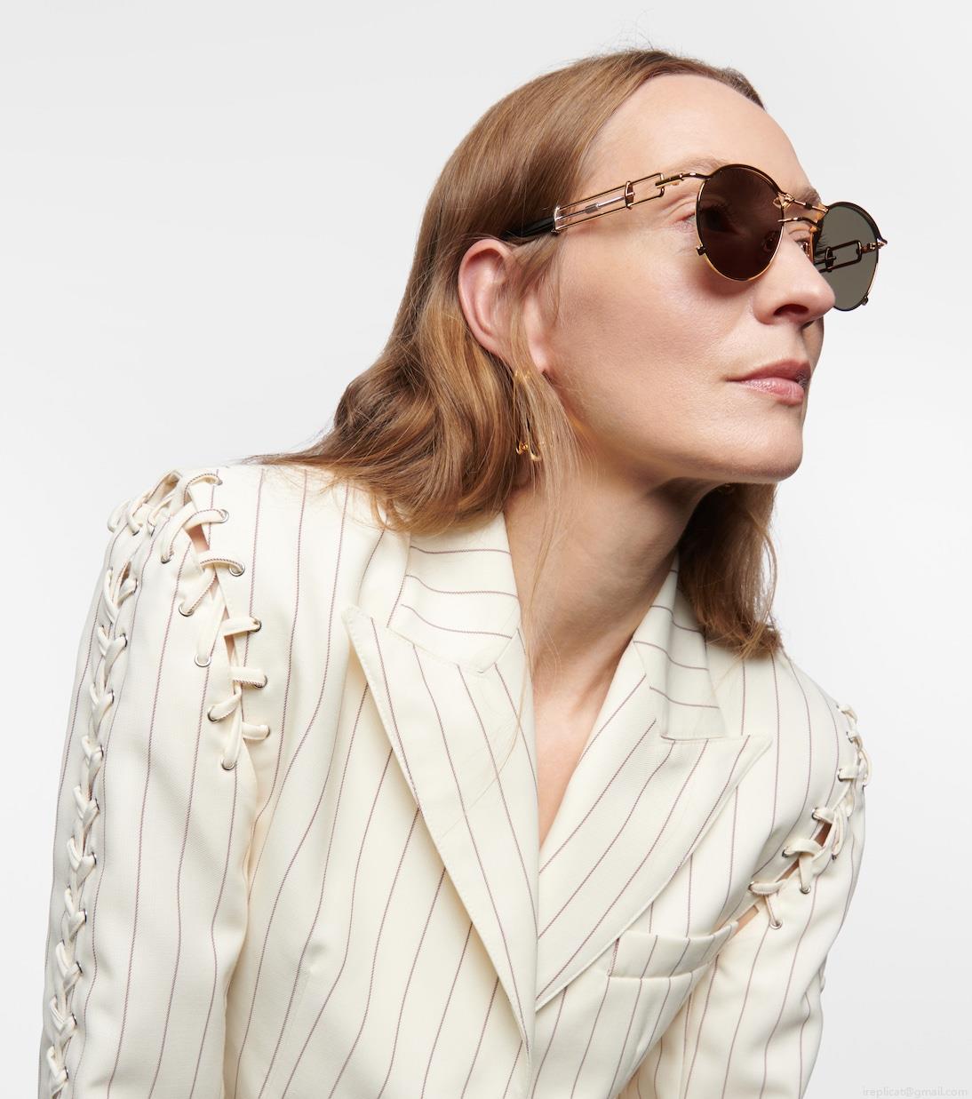 Jean Paul Gaultierx Karim Benzema 56-0174 round sunglasses Jean Paul Gaultierx Karim Benzema 56-0174 round sunglasses