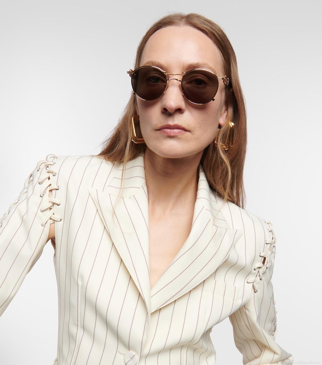 Jean Paul Gaultierx Karim Benzema 56-0174 round sunglasses Jean Paul Gaultierx Karim Benzema 56-0174 round sunglasses