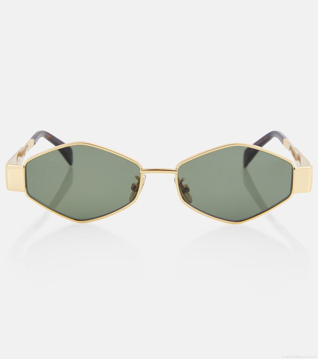 Celine EyewearTriomphe geometric sunglasses Celine EyewearTriomphe geometric sunglasses