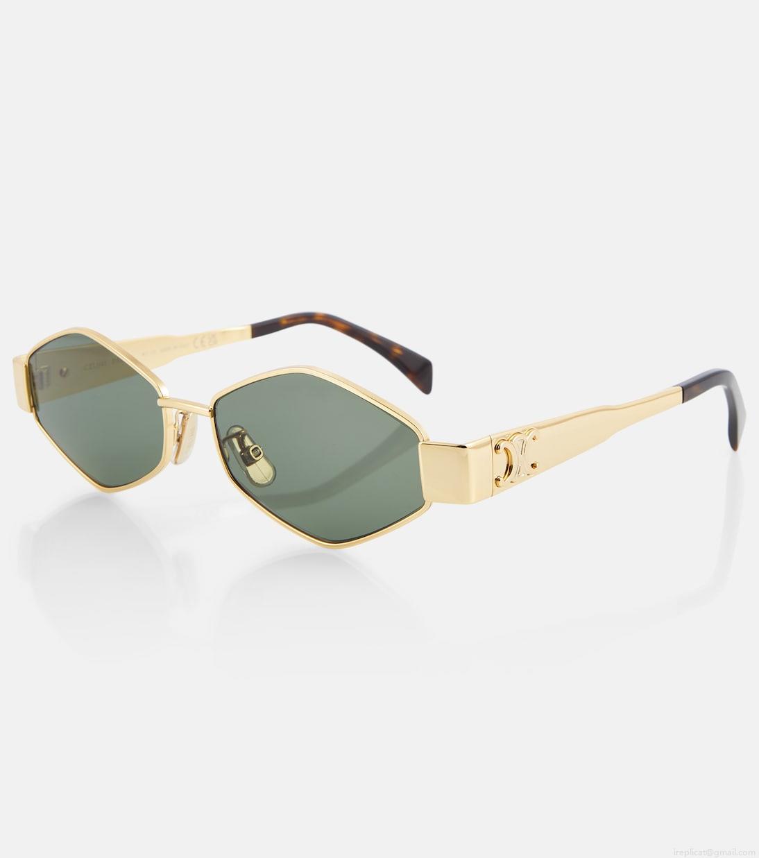 Celine EyewearTriomphe geometric sunglasses Celine EyewearTriomphe geometric sunglasses