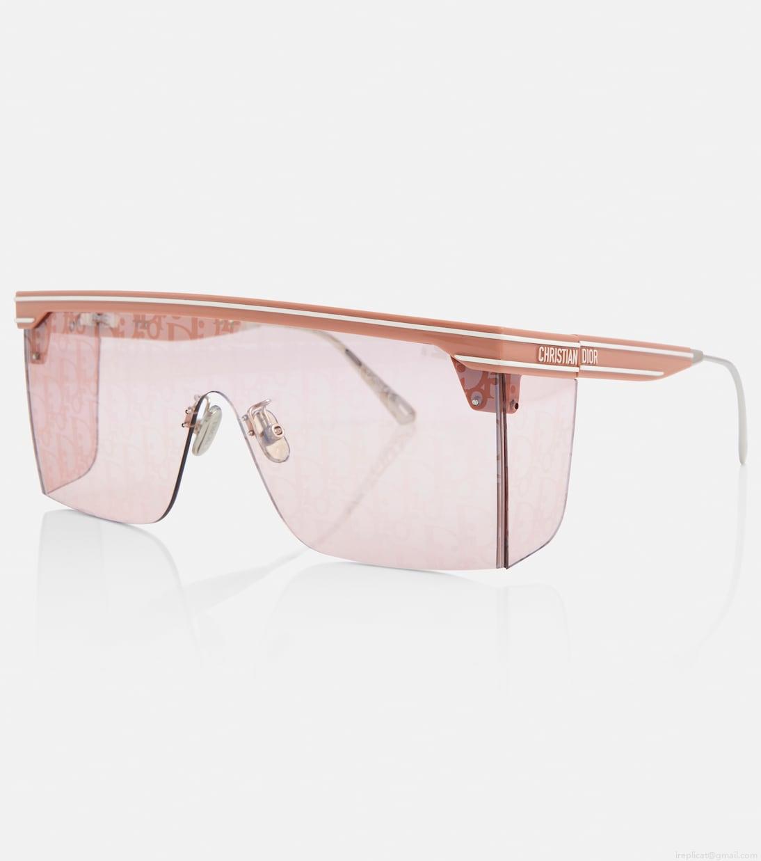 Dior EyewearDiorClub M1U flat-brow sunglasses Dior EyewearDiorClub M1U flat-brow sunglasses