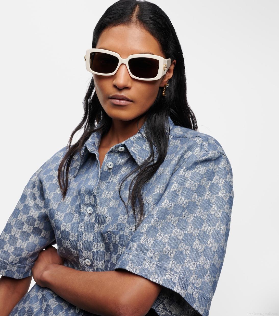 GucciDouble G rectangular sunglasses GucciDouble G rectangular sunglasses