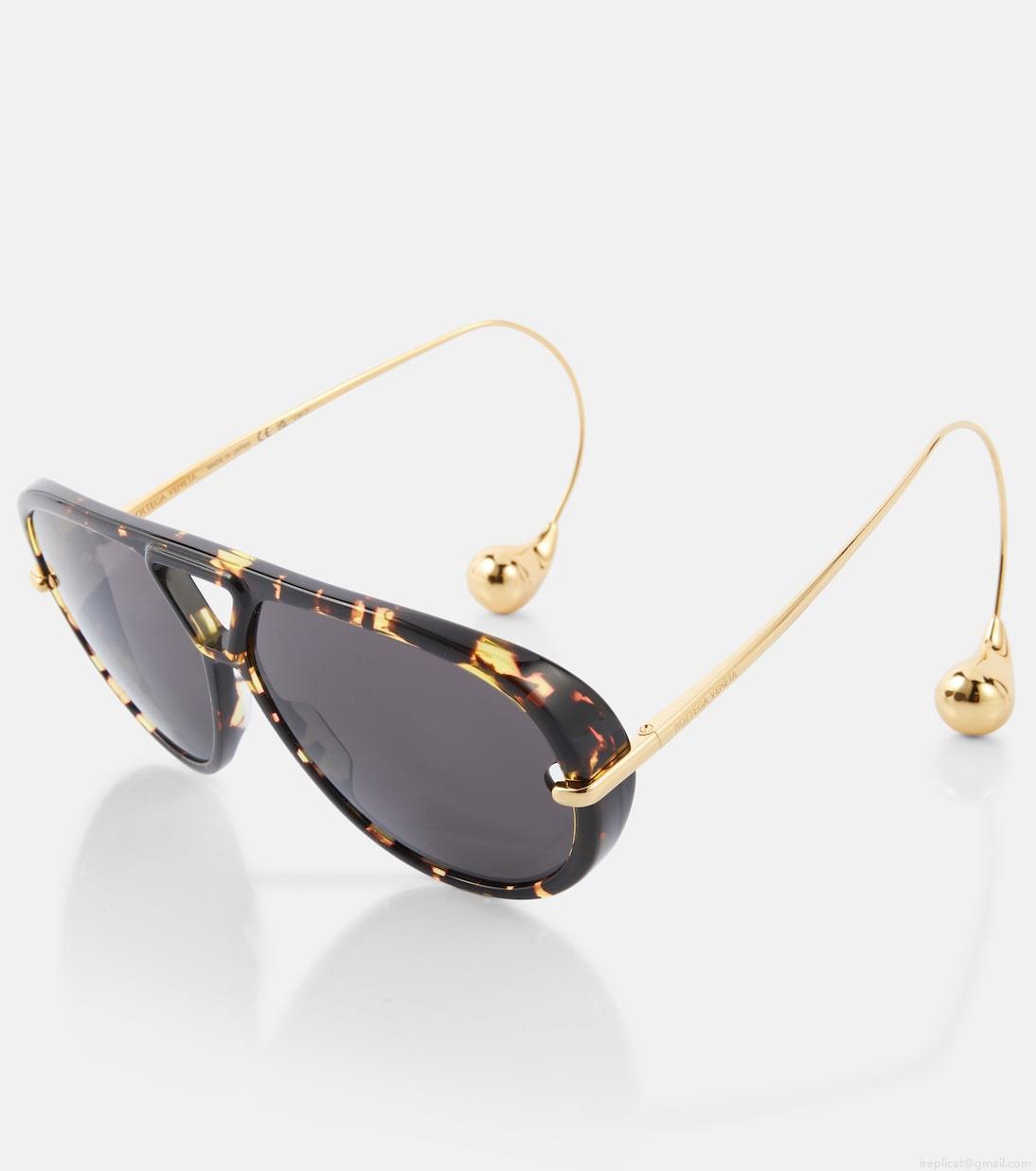Bottega VenetaDrop aviator sunglasses Bottega VenetaDrop aviator sunglasses